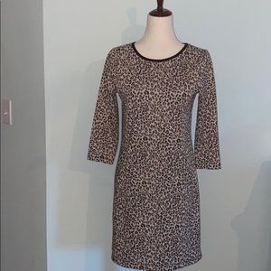Tyler Boe Animal Print Cheetah Shift Tunic Dress - S